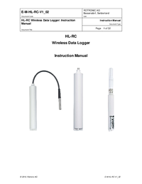 Thumbnail of document Manual - HL-RC-B-US Wirelesss Humidity & Temperature Data Loggers